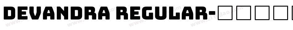Devandra Regular字体转换